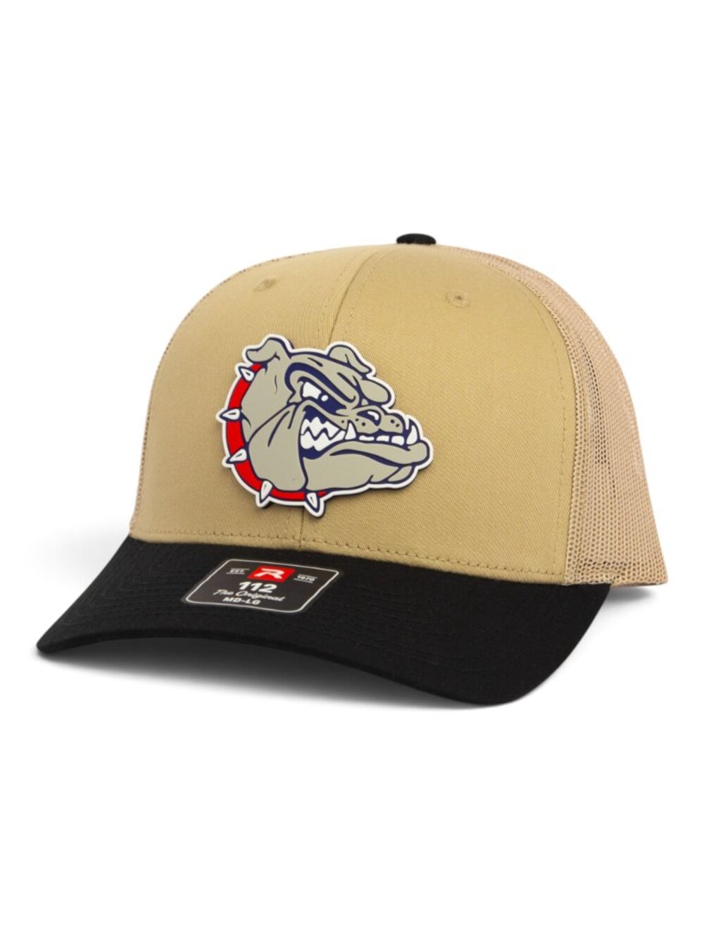 Gonzaga Bulldogs 3D Snapback Trucker Hat- Tan/ Tan/ Black